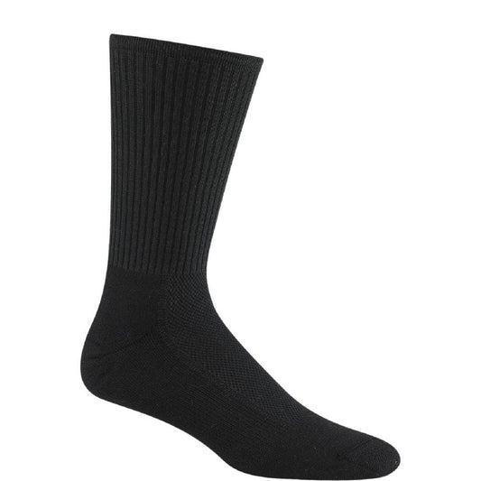 Cool-Lite Crew Sock - Black full product perspective