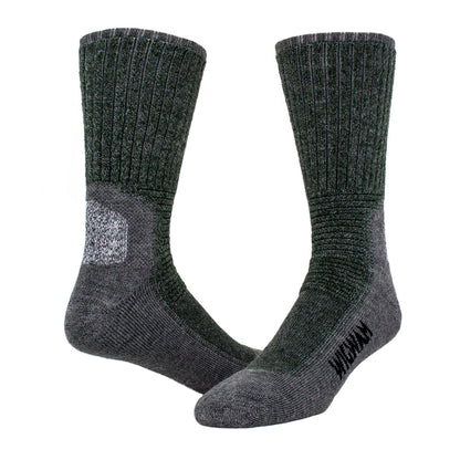 Hiking Outdoor Crew Sock - Kashmir full product perspective - made in The USA Wigwam Socks