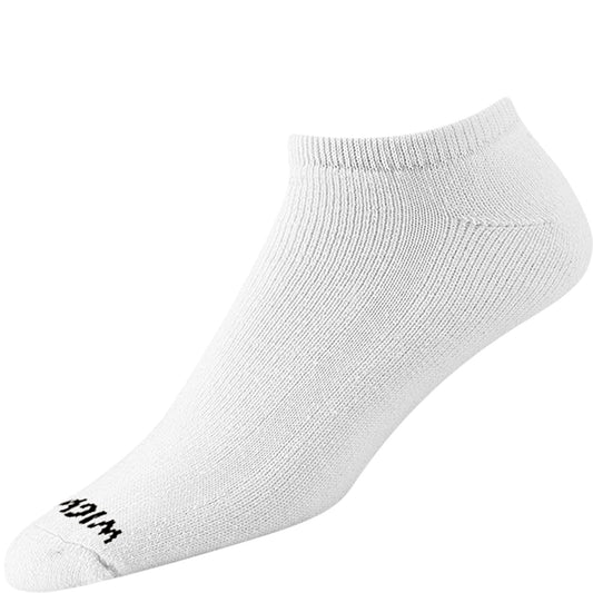 Super 60® Low-Cut 6-Pack Midweight Cotton Athletic Socks - White full product perspective