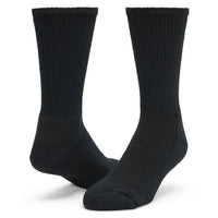 At Work Steel Toe Crew Sock - Black swatch - by Wigwam Socks