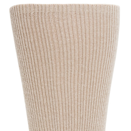 Diabetic Walker Crew Sock - Khaki cuff perspective - made in The USA Wigwam Socks
