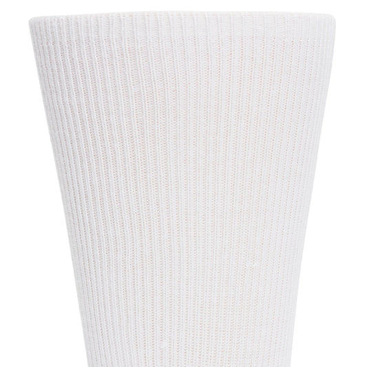 Diabetic Walker Crew Sock - White cuff perspective