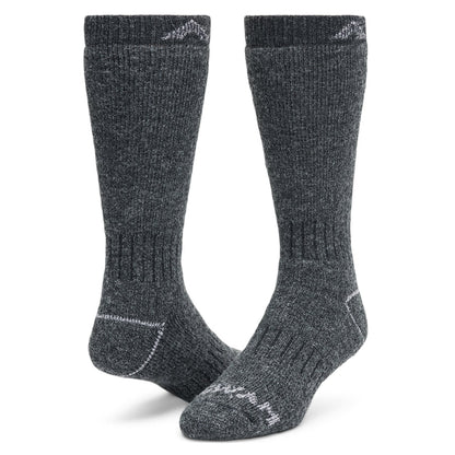 40 Below II Boot Sock - Black full product perspective - made in The USA Wigwam Socks