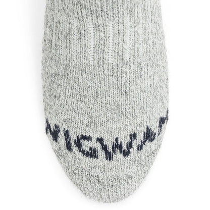40 Below II Boot Sock - Light Grey toe perspective - made in The USA Wigwam Socks
