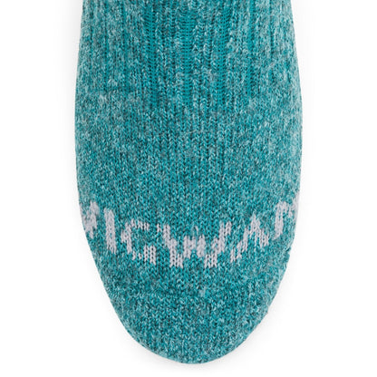 40 Below II Boot Sock - Teal toe perspective - made in The USA Wigwam Socks