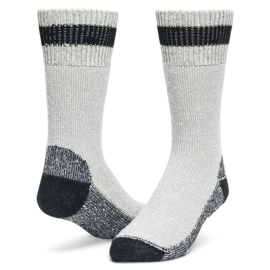 Diabetic Thermal Boot Sock - Grey/Black full product perspective