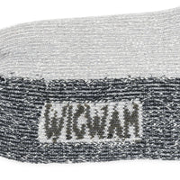 Diabetic Thermal Boot Sock - Grey/Black swatch - made in The USA Wigwam Socks