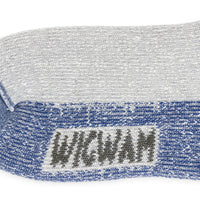 Diabetic Thermal Boot Sock - Grey/Denim swatch - made in The USA Wigwam Socks