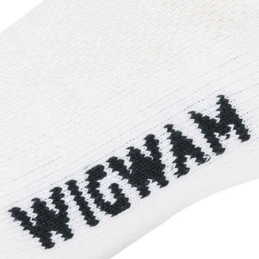 Cool-Lite Crew Sock - White knit-in logo