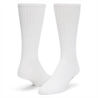 Volley 3-Pack Midweight Athletic Cotton Crew Socks - White swatch - by Wigwam Socks